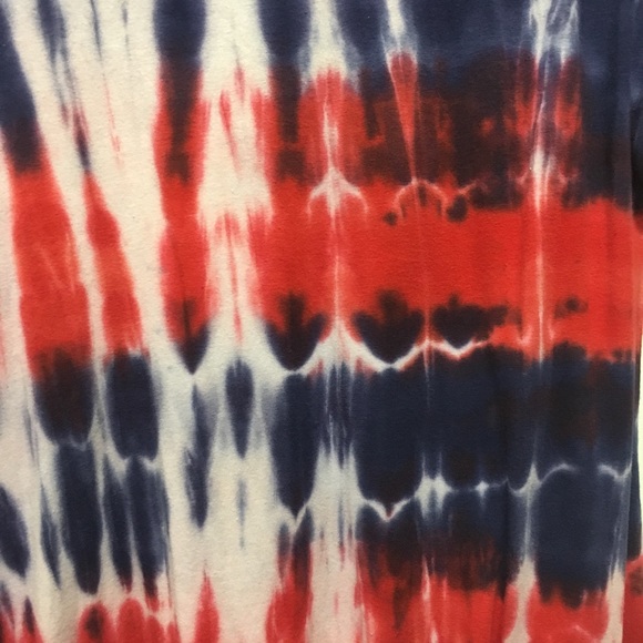 Red, White & Blue Patriotic Maria LLR Med Tie-Dye - Picture 3 of 4